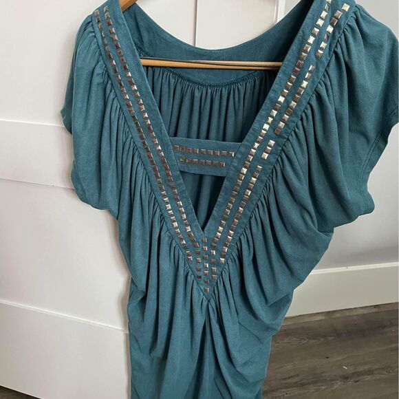 Lot Of 7 Womens Short Sleeve Shirts/Tanks Shirts American Eagle Lush Fila Small - Picture 7 of 10